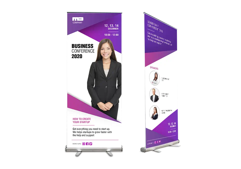 Retractable Banner Watson Sign